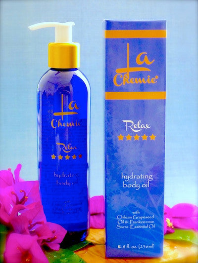 RELAX Body Oil with Frankincense Sacra Essential Oil