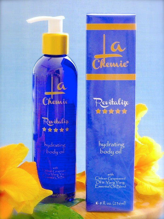 REVITALIZE Body Oil with Madagascar Ylang Ylang Essential Oil
